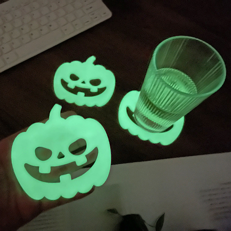 Halloween Ghost Festival Personalized Design Atmosphere Dining Mat Automatic Luminous