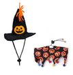 Halloween Hat And Scarf Set Skull Pattern Cat Cape Hat Set