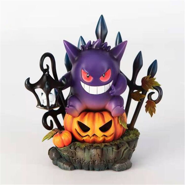 Halloween Pumpkin Lantern Sculpture Resin Crafts Ornaments