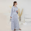 SpringSummer Solid Color Beading Dress Robe