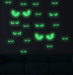 Halloween Luminous Carved Wall Stickers Fluorescent Stickers