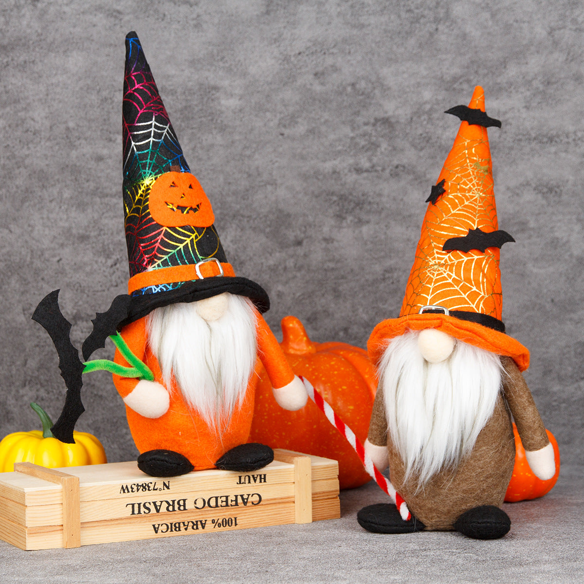 Halloween Dwarf Doll Flannel Fabric