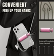 Universal Crossbody Phone Lanyard Chain Back Clip Detachable