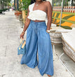 Personality Street Fashion Straight Wide Leg Pants