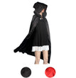 Halloween Black Hooded Magic Cloak