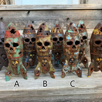 Halloween Bomb Skull Cannonball Resin Crafts