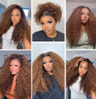 [Blend]Frodio Veralux™ Blend Human Hair 24” Golden Chestnut Curly 13X6 HD Lace Wig Glueless Wear Go Wig Tiktokshopblackfriday