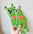 Funny Silicone 3D Frog Phone Case For IPhone 14 13 11 12 Pro Max XS XR X 7 8 Plus SE Cartoon Cute Shockproof Bumper Cover