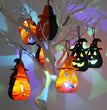Halloween Pumpkin Lantern Portable Skull Candle Light