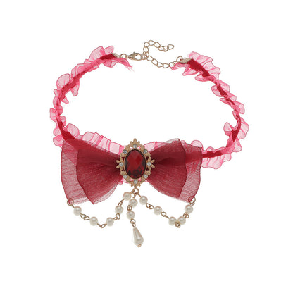 European And American Vintage Yarn Halloween Necklace Alloy