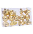 Christmas Decoration Gift Box Electroplating Candy Props Pendant 5 Pcs 1 Box