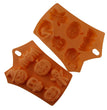 Silicone Cake Mould 6 Hole Halloween Ghost Festival Doll Pumpkin Skull