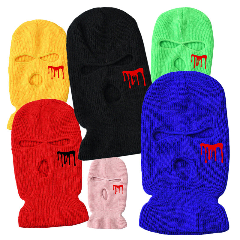 Halloween Series Ski Three-hole Hat