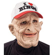 Halloween Granny Mask Latex Headgear Wig Mask