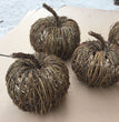 Pumpkin-shaped Tufu Rattan Weaving Halloween Decoration Ornaments