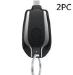 Keyring Charging Bank Wireless Portable 1500 Mah Emergency Power Supply Telescopic Small Mobile Power Supply