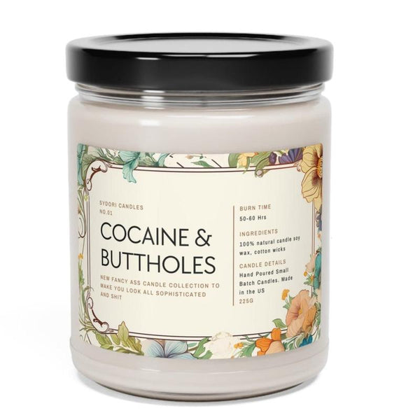 Funny Novelty Soy Candle, 9 oz, 50–60 Hour Burn