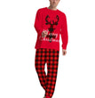 Christmas Family Matching Pajamas Set Christmas Holiday PJs Elk Top Pants Set Pajamas For Family Mom Dad Kids Baby