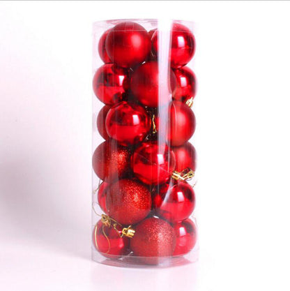 Christmas Decoration Supplies Bright Matte Sprinkle Powder Christmas Ball