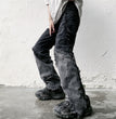 Street Retro Hip Hop Denim Pants Girl
