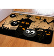 Halloween Ghost Bat Print Toilet Rug