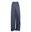 Fashion Irregular Stitching Straight-leg Trousers Women's Fried Street Pleated Suit Pants
