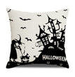 Halloween New Pumpkin English Alphabet Cartoon Car Sofa Cushion Waist Pillowcase