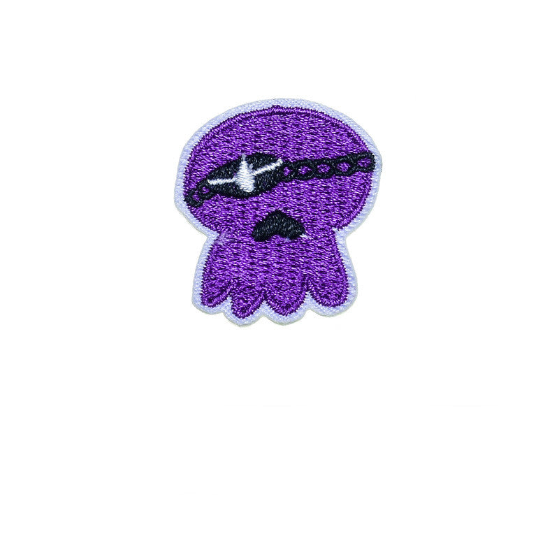 Cartoon Embroidery Halloween Clothes Pants Decorative Fabric Patch