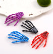 Halloween Skull Hand Claw Fluorescent Hairpin
