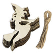 Large Halloween Decoration Graffiti Painted Wooden Pendant