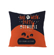 Home Halloween Pumpkin Linen Pillow Cover