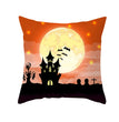 Home Cartoon Halloween Velvet Pumpkin Head Pillowcase
