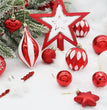 Christmas Decoration Special-shaped Painted Electroplating Christmas Box Set