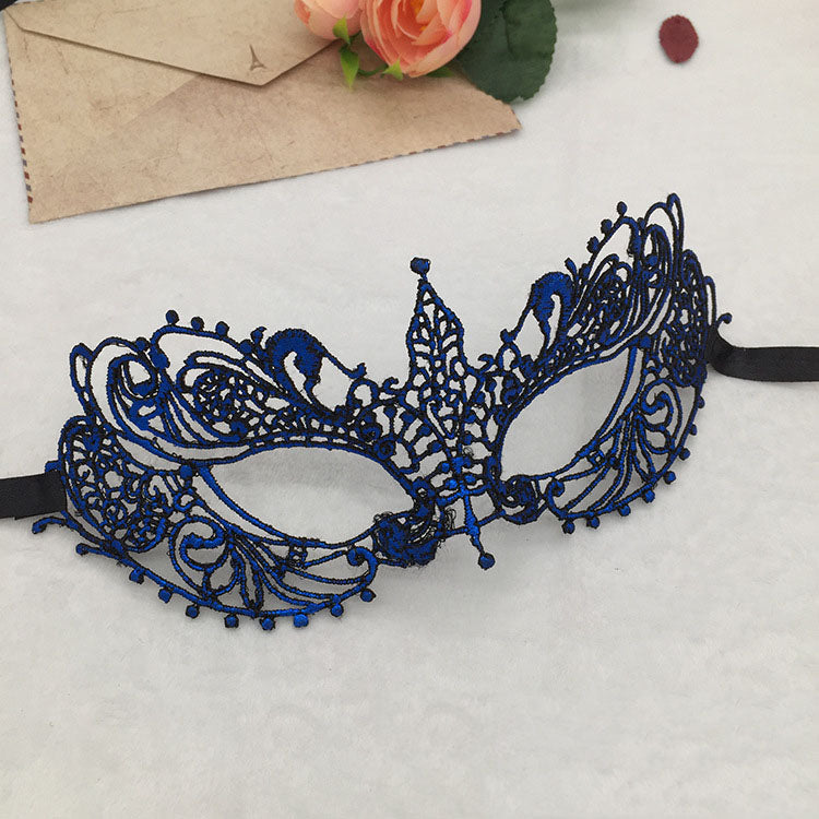 Halloween Half Face Lace Mask Small Pointed