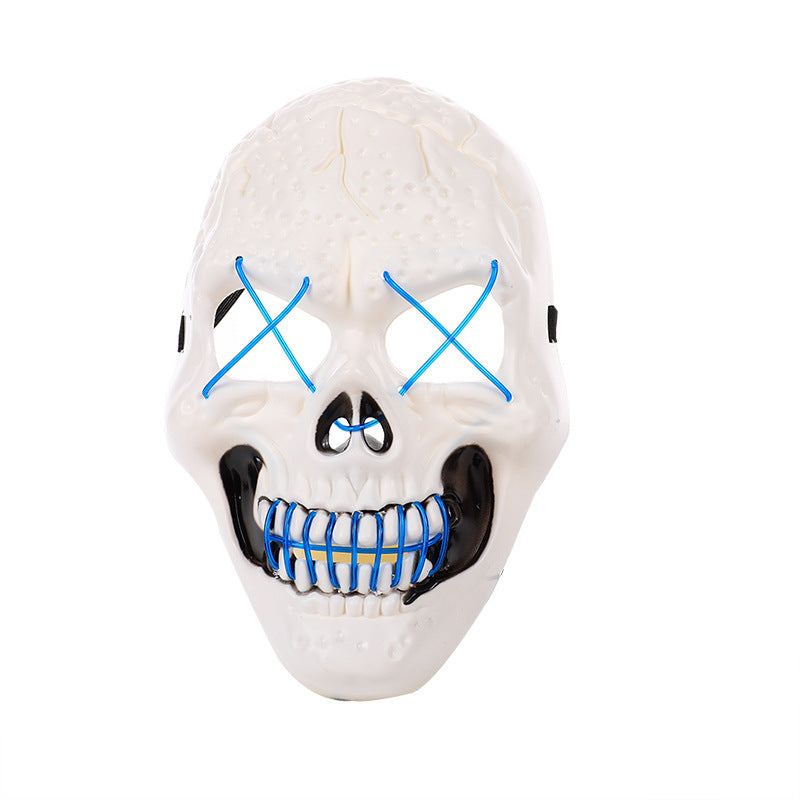 Halloween Skull Glowing Mask Bar Night Horror