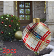 Christmas Ornament Ball Outdoor Pvc 60CM Inflatable Decorated Ball PVC Giant Big Large Balls Xmas Tree Decorations Toy Ball