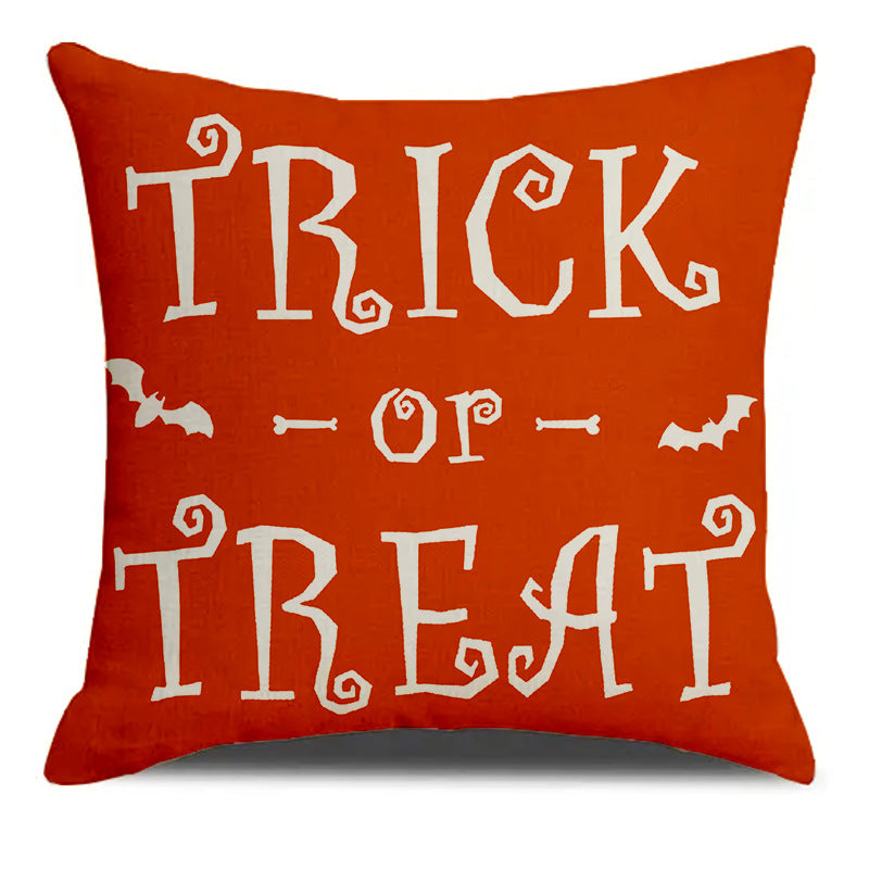 Halloween Printing Living Room Sofa Cushion Pillow Cover