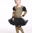 Kids Halloween Leopard Cat Cosplay Costume For Girls Clothin