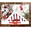 Christmas Decoration English Alphabet Chair Cover