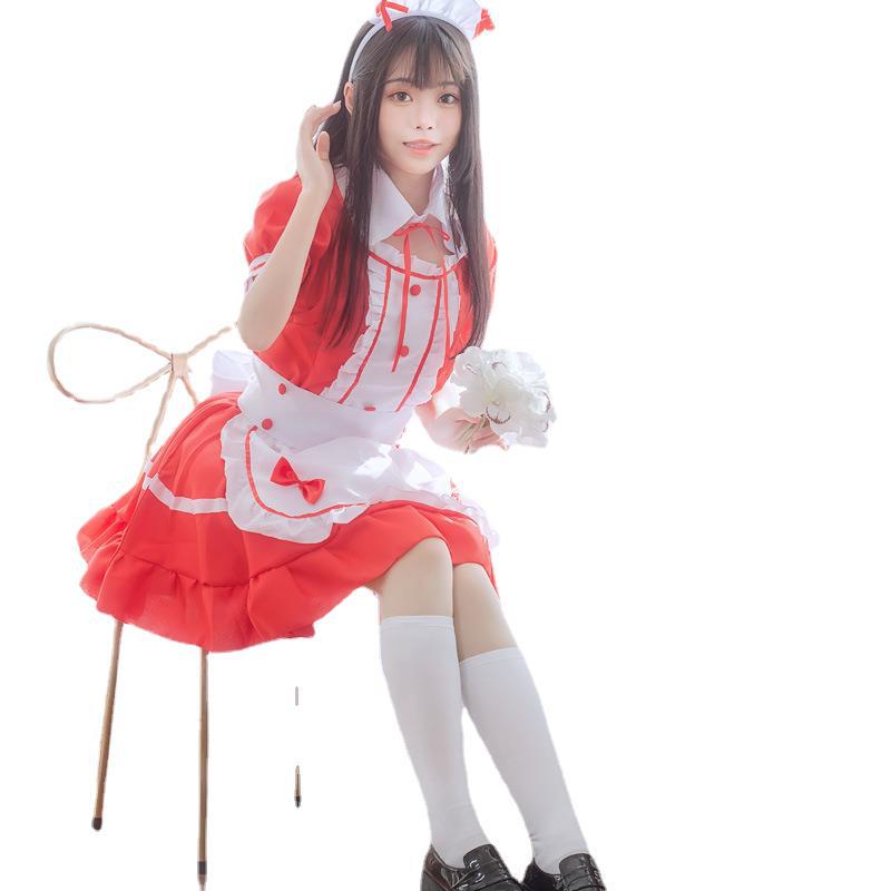 Maid Restaurant Maid Anime Costume Black And White Halloween