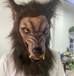 Werewolf Costume Party Mask Halloween Simulation Animal Rotate Headwear Costume Wolf Face Masks Cosplay