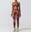 Camouflage Printing Seamless Yoga Suit