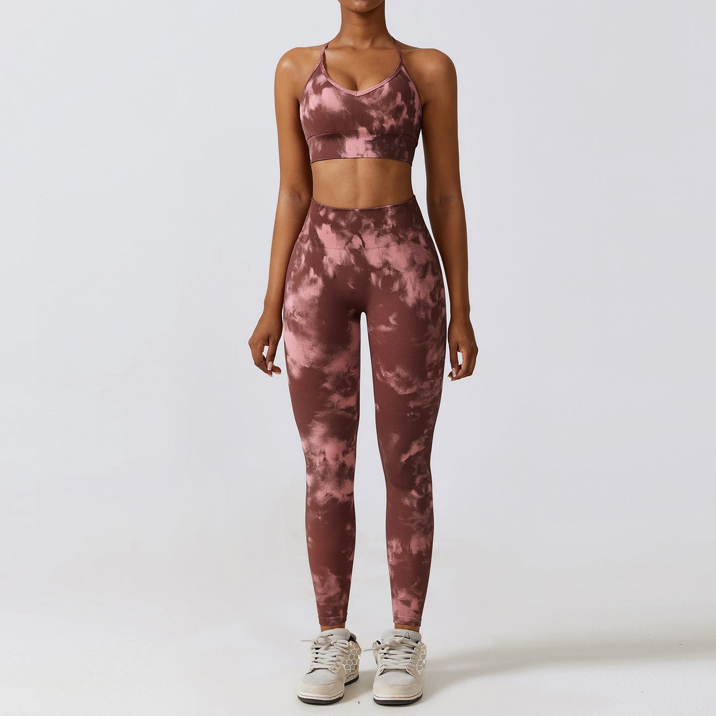 Camouflage Printing Seamless Yoga Suit