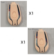 1500mAh Mini Power Emergency Pod Keychain Charger With Type-C Ultra-Compact Mini Battery Pack Fast Charging Backup Power Bank