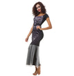 Halloween White Yarn Fishtail Skirt Women's Witch Costume