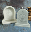 Halloween Tombstone Shape Aroma Plaster Flip Sugar Silicone Mold