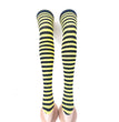 Rainbow Colorful Striped Stockings For Halloween Party