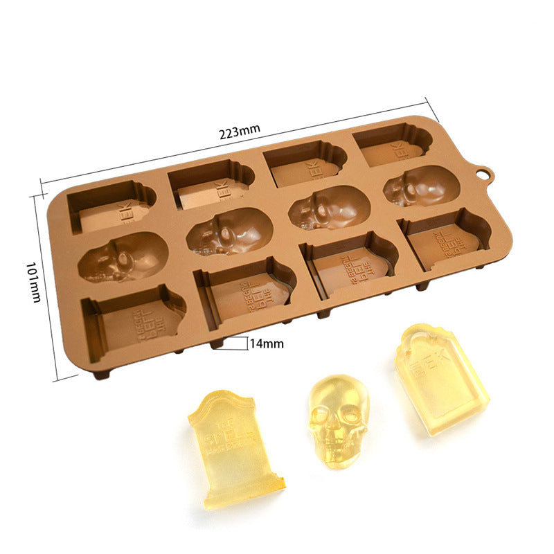 Fashion Halloween Pumpkin Ghost Chocolate Mold