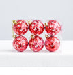 Christmas Tree Pendant With Snowflakes Painted Balls