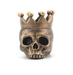 Resin Crown Skull Candle Holder Halloween Atmosphere Decoration